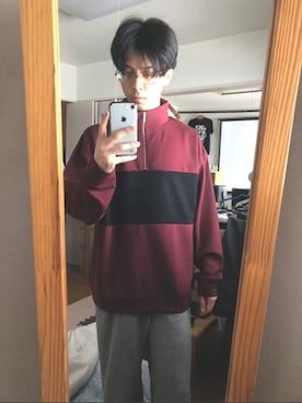 「アイテム（スウェットパンツ）」を使った、Shintaさん（メンズ・169cm）の夏コーディネート