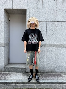「DANKE SCHON（ダンケシェーン）のアイテム」を使った、しゅんさん（メンズ・180cm）の夏コーディネート