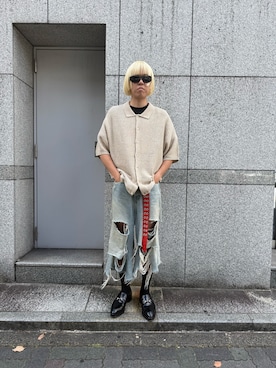 「新作」｜しゅんさん（メンズ・180cm）の夏コーディネート