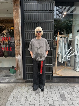 「DANKE SCHON（ダンケシェーン）のアイテム」を使った、しゅんさん（メンズ・180cm）の夏コーディネート