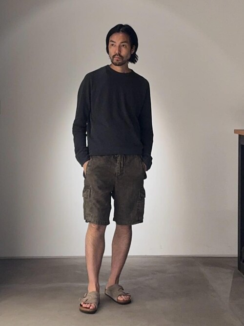 JAMES PERSE（ジェームスパース） ハーフパンツ パンツ テクスチャード