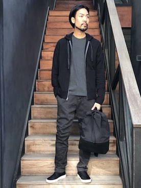 Kikuchi_TOMORROWLANDさん(メンズ・185cm)の冬コーディネート