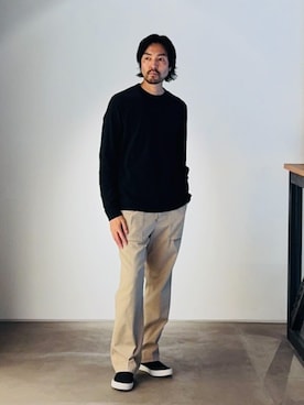 「JAMES PERSE（ジェームスパース）のアイテム」を使った、Kikuchi_TOMORROWLANDさん（メンズ・185cm）の夏コーディネート