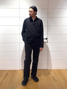 「JAMES PERSE（ジェームスパース）のアイテム（トップス）」を使った、Kikuchi_TOMORROWLANDさん（メンズ・185cm）の春コーディネート