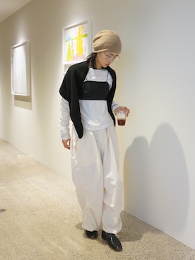 「arth（アース）のアイテム」を使った、sioさん（レディース・167cm）の秋コーディネート