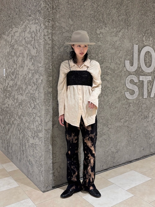 arth（アース）黒のフェドーラハット 帽子 ハット arth Crashable