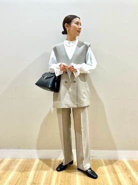 りんねさん（レディース・157cm）の冬コーディネート