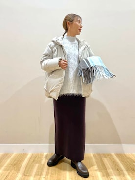 りんねさん（レディース・157cm）の冬コーディネート