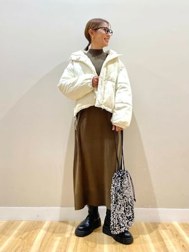 りんねさん（レディース・157cm）の冬コーディネート