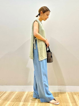「newarrival」｜rinneさん（レディース・157cm）の夏コーディネート