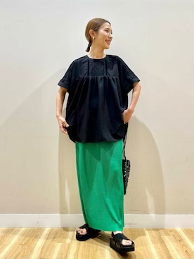 「初夏のお出かけコーデ」｜rinneさん（レディース・157cm）の夏コーディネート