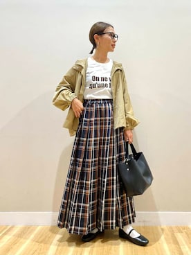 りんねさん（レディース・157cm）の秋コーディネート