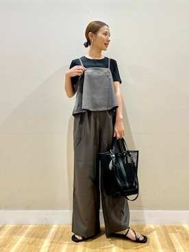 「初夏のおでかけコーデ」｜りんねさん（レディース・157cm）の夏コーディネート