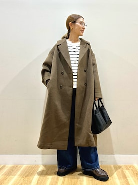 「URBAN RESEARCH（アーバンリサーチ）のアイテム（パンツ）」を使った、りんねさん（レディース・157cm）の秋コーディネート