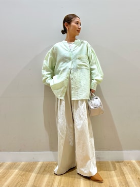 「帰省コーデ」｜りんねさん（レディース・157cm）の春コーディネート