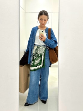 りんねさん（レディース・157cm）の春コーディネート