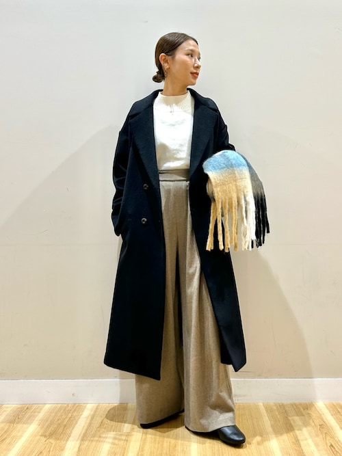 タグ付き新品✨アーバンリサーチ　ビッグカラー　コート　ロング　ウール　シルク URBAN RESEARCH（アーバンリサーチ）の「ビッグカラーコート（その他