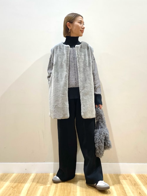 セール】ハイネックワイドニット（ニット/セーター）｜ITEMS