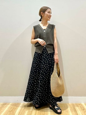 「初夏のお出かけコーデ」｜rinneさん（レディース・157cm）の夏コーディネート