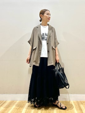 りんねさん（レディース・157cm）の夏コーディネート
