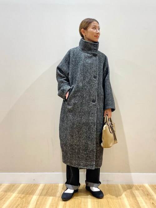 アーバンリサーチ　ヘリンボーンスタンドコート 中古・古着通販】URBAN RESEARCH (アーバンリサーチ) プチ