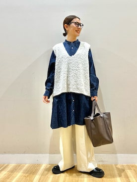 りんねさん（レディース・157cm）の冬コーディネート