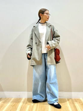 「URBAN RESEARCH（アーバンリサーチ）のアイテム（パンツ）」を使った、りんねさん（レディース・157cm）の秋コーディネート