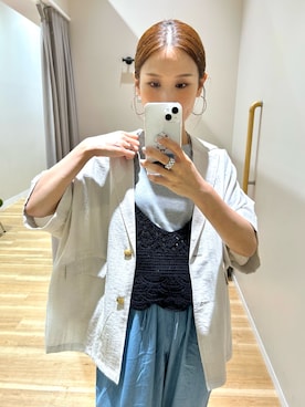 「ITEMS URBANRESEARCH（アイテムズ アーバンリサーチ）のアイテム」を使った、りんねさん（レディース・157cm）の春コーディネート