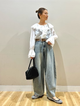 りんねさん（レディース・157cm）の春コーディネート