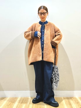「レディースファッション」｜りんねさん（レディース・157cm）の秋コーディネート