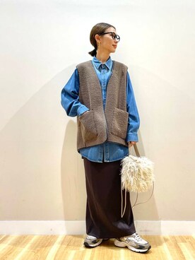 りんねさん（レディース・157cm）の秋コーディネート