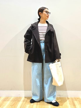 りんねさん（レディース・157cm）の冬コーディネート