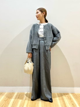 「ITEMS URBANRESEARCH（アイテムズ アーバンリサーチ）のアイテム」を使った、りんねさん（レディース・157cm）の秋コーディネート
