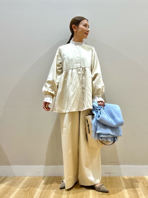 アドミラル　春色セットアップ セール】ジャケットフリルトップス×パンツセット（セットアップ