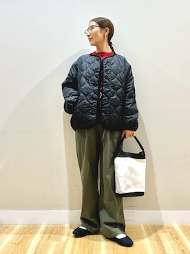 「URBAN RESEARCH DOORS(アーバンリサーチドアーズ)のアイテム」を使った、りんねさん(レディース・157cm)の秋コーディネート