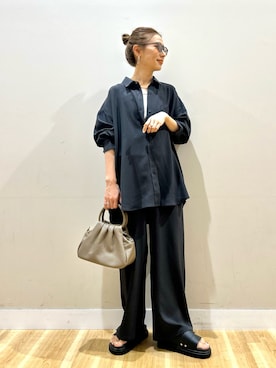 「ITEMS URBANRESEARCH（アイテムズ アーバンリサーチ）のアイテム」を使った、りんねさん（レディース・157cm）の春コーディネート