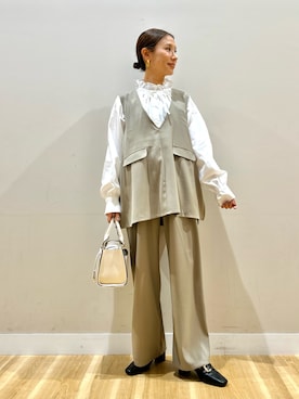 りんねさん（レディース・157cm）の冬コーディネート