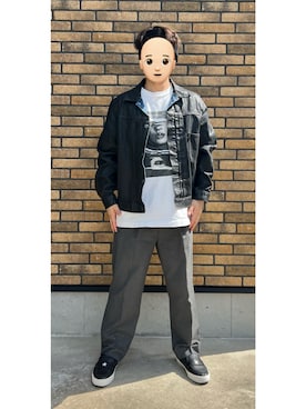 悟さん（メンズ・176cm）の春コーディネート