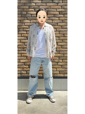 「GAP（ギャップ）のアイテム」を使った、悟さん（メンズ・176cm）の春コーディネート