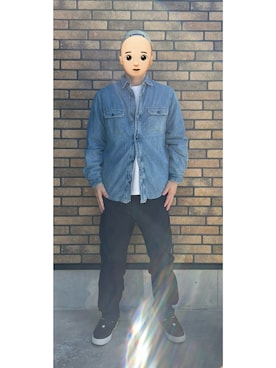 「Ron Herman（ロン ハーマン）のアイテム」を使った、悟さん（メンズ・176cm）の秋コーディネート