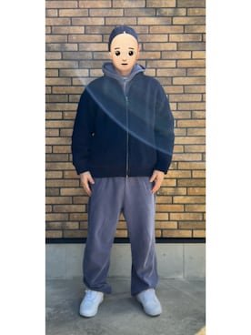 「Ron Herman（ロン ハーマン）のアイテム」を使った、悟さん（メンズ・176cm）の冬コーディネート