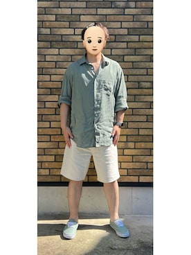 「VANS（バンズ）のアイテム」を使った、悟さん（メンズ・176cm）の秋コーディネート