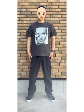 「Ron Herman（ロン ハーマン）のアイテム（帽子）」を使った、悟さん（メンズ・176cm）の夏コーディネート
