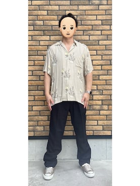 「アロハシャツ」｜悟さん（メンズ・176cm）の秋コーディネート