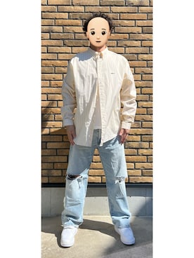 「GAP（ギャップ）のアイテム」を使った、悟さん（メンズ・176cm）の春コーディネート