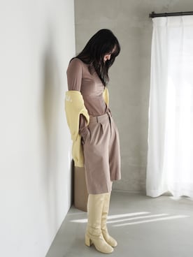 ENCIRCLE STAFFさん（レディース・160cm）の春コーディネート