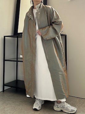 「ULEULA（ウルア）のアイテム（ジャケット/アウター）」を使った、MΛM♡さん（レディース・156cm）の春コーディネート