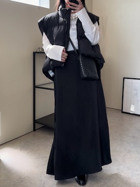 「uleula.official」｜MΛM♡さん（レディース・156cm）の冬コーディネート