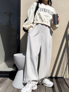 「ULEULA（ウルア）のアイテム（オールインワン・サロペット）」を使った、MΛM♡さん（レディース・156cm）の春コーディネート