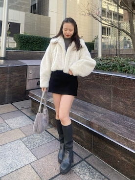 Chicoさん（レディース・156cm）の冬コーディネート